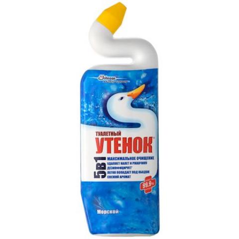 Средство чистящее д/унитазов Туалетный утенок Морской, 900мл