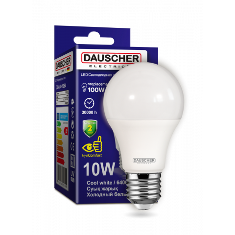 Лампа светодиодная DAUSCHER LED A60 10W E27 6400К
