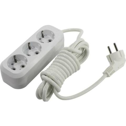 Удлинитель Smartbuy 3 гнезда 5 м, 16А/3,5кВт с заземлением (SBE-16-3-05-Z)