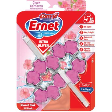 Блок подвесной для унитаза Flower Carnival, 2штx50г, ERNET