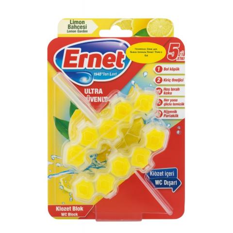 Блок подвесной для унитаза с лимоном, 2штx50г, ERNET