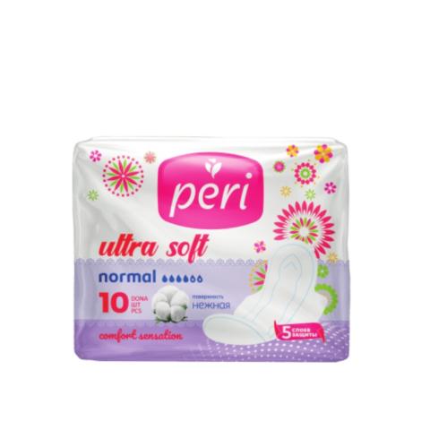 Прокладки гигиенические PERI Ultra Soft Normal 10 шт, PR-18, SG