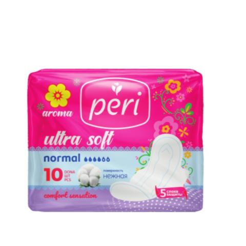 Прокладки гигиенические PERI Aroma Ultra Soft Normal 10 шт, PR-24, SG