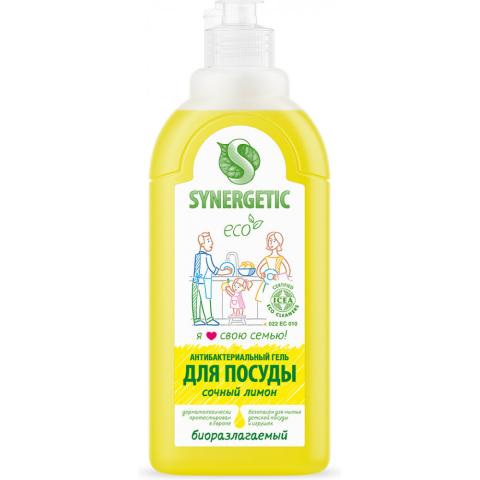 Средство для мытья посуды Synergetic Сочный лимон, 1л