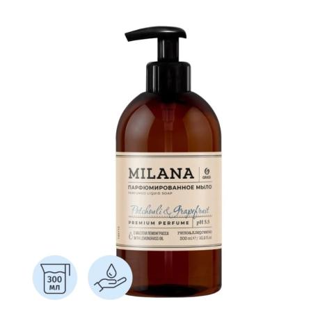 Мыло жидкое, парфюмированное, Milana Patchouli&Grapefruit, 300мл, GRASS