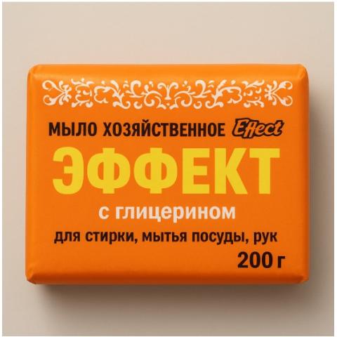 Мыло хозяйственное 72%, 200г, Русские Традиции