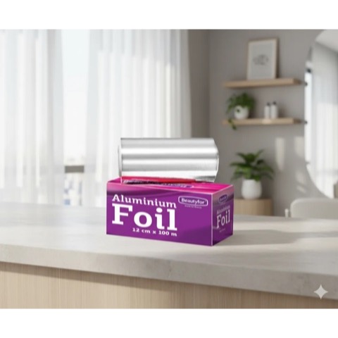 Фольга алюминиевая 0,12х100 м, Beautyfor, рул