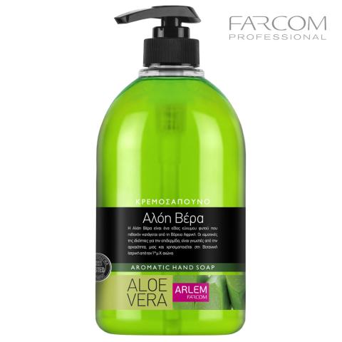 Мыло жидкое Arlem Алоэ вера, с дозатором, 1000 мл, Farcom
