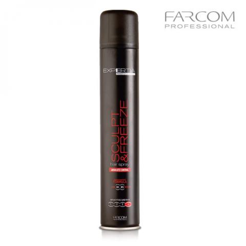 Лак для волос Expertia Sculpt & Freeze фиксация 4, 500 мл, Farcom
