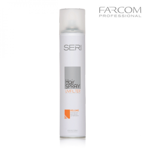 Лак для волос сильной фиксации Seri Volume, 400 мл, Farcom
