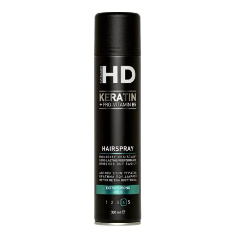 Лак для волос сильной фиксации HD Extra Strong, 300 мл, Farcom