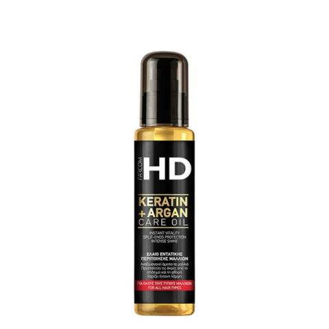 Масло для волос с кератином и аргановым маслом Farcom HD Keratin&Argan, 100 мл