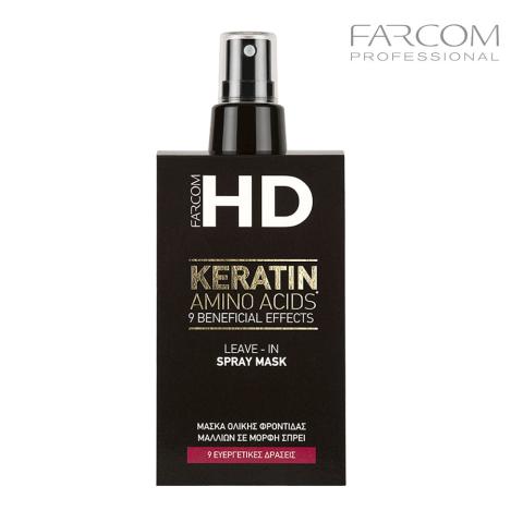 Маска-спрей несмываемая 9в1 Farcom HD Spray Mask Leave-in, 150 мл