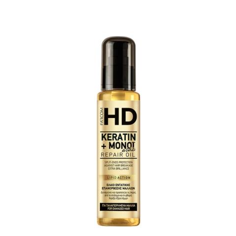 Масло восстанавливающее HD Keratin&Monoi, 100 мл