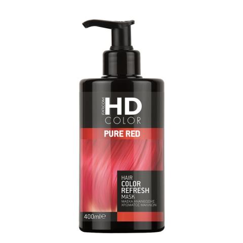 Маска для волос тонирующая Farcom HD Color Refresh Pure Gold (красный), 400 мл