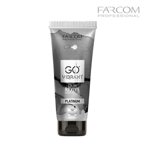 Маска для волос тонирующая Farcom GO Vibrant Platinum (платиновый), 200 мл