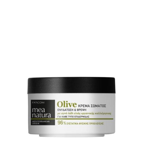 Крем-масло увлажняющее для тела Mea Natura Olive MOISTURE & NOURISHMENT, 250 мл