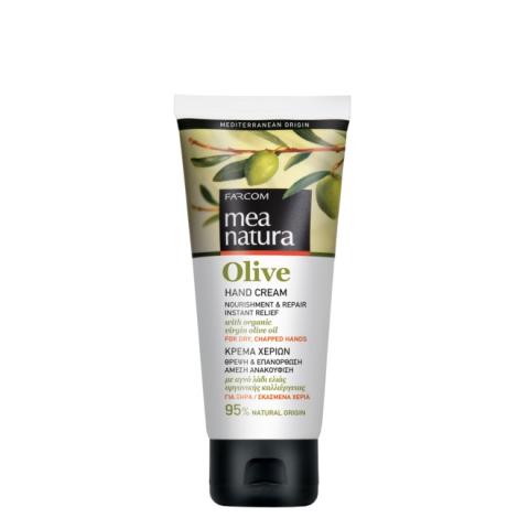 Крем для рук Farcom Mea Natura Olive для сухих, потрескавшихся рук, 100 мл