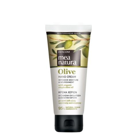 Крем для рук Farcom Mea Natura Olive MOISTURE & NOURISHMENT увлажняющий, 100 мл