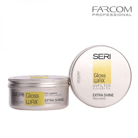 Воск для блеска волос Farcom Seri Gloss Wax, 100 мл