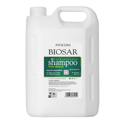 Шампунь Biosar Bitter Almond для всех типов волос с провитамином B5, 3500 мл, Farcom