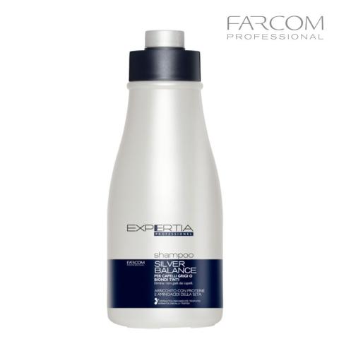 Шампунь Expertia Silver Balance для осветленных волос, 1500 мл, Farcom