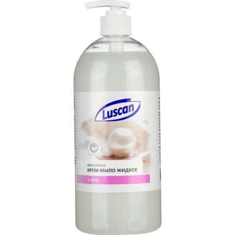 Крем-мыло жидкое Luscan жемчужное, 1л