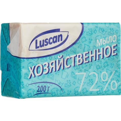 Мыло хозяйственное Luscan в обертке 200г, 72%
