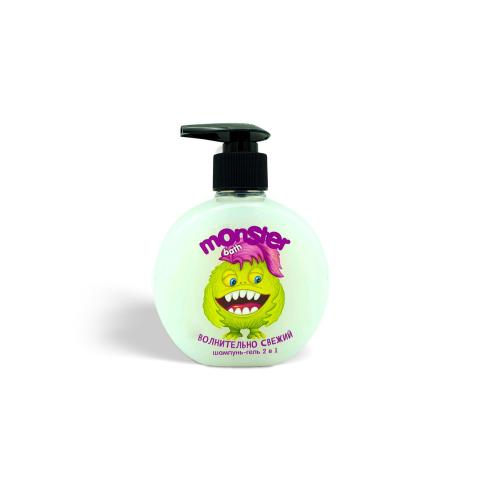 Шампунь-гель 2в1 Волнительно Свежий, Bath Monster, 280мл,