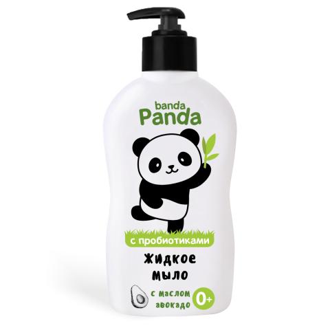 Мыло жидкое детское с антимикробным эффектом с экстрактами трав banda Panda, 250мл