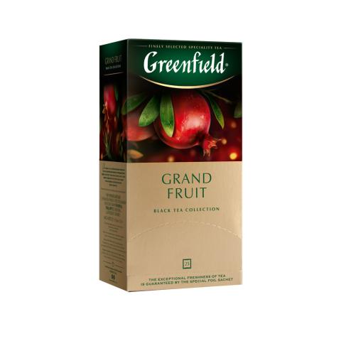 Чай черный Gf Grand Fruit с ароматом граната, 25x1,5г