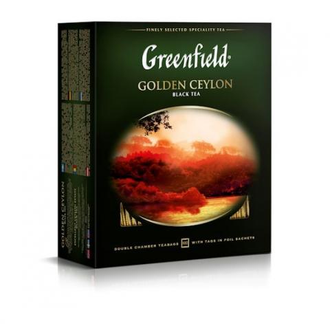 Чай черный Gf Golden Ceylon цейлонский, 100х2г