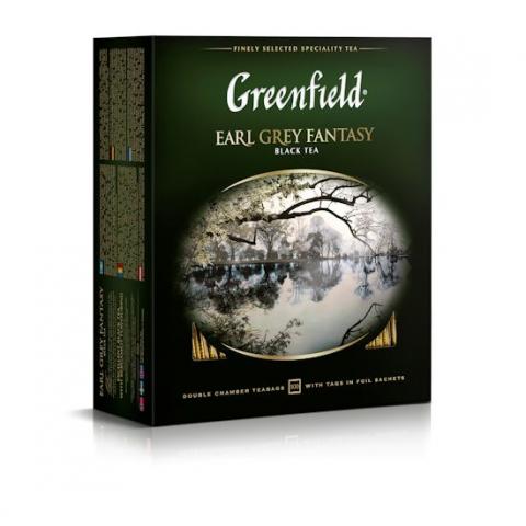 Чай черный Gf Earl Grey Fantasy с бергамотом, 100х2г