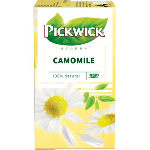 Чай травяной Pickwick Camomile с ромашкой, пакетированный, 20 пак.