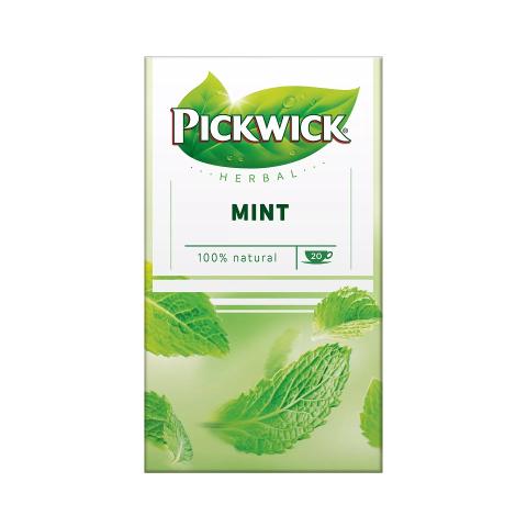 Чай травяной Pickwick Mint с мятой, пакетированный, 20 пак.