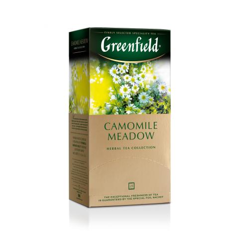 Чай травяной Gf Camomile Meadow на основе ромашки, шиповника и ароматом личи, 25х1,5г