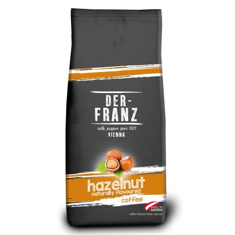 Кофе в зернах Der-FRANZ Hazelnut flavored, 1000г