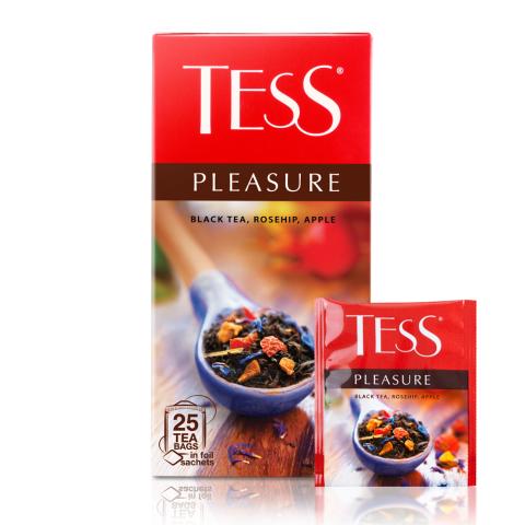 Чай черный Tess Pleasure, 25х1,5г, в пакетиках
