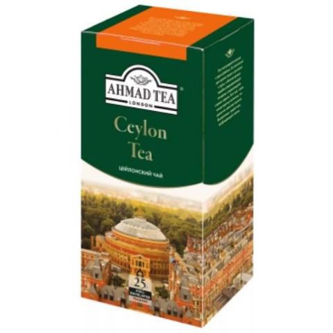 Чай черный Ahmad Ceylon Tea, 25х2г, в конвертах из фольги