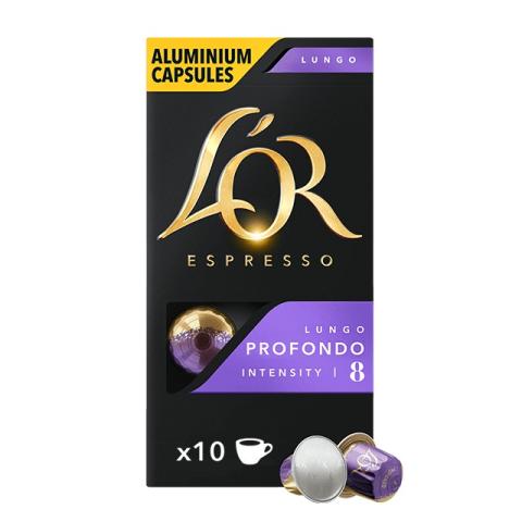 Кофе в капсулах L'or Lungo Profondo, для Nespresso, 10 шт