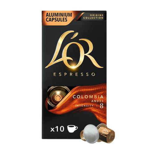 Кофе в капсулах L'or Espresso Columbia, для Nespresso, 10 шт