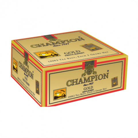 Чай черный Champion Kenya Sunset, 100х2г, пакетированный