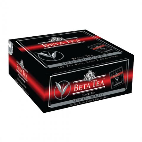 Чай черный Beta Tea Selected Quality Цейлонский, листовой, 100х2г, пакетированный