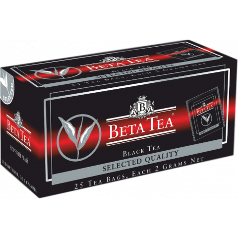 Чай черный Beta Tea Mixed Fruit Фруктовый микс Fusion Collection, 25х2г, пакетированный
