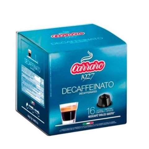 Кофе в капсулах Carraro Decaffeinato, для Dolce Gusto, 16 шт