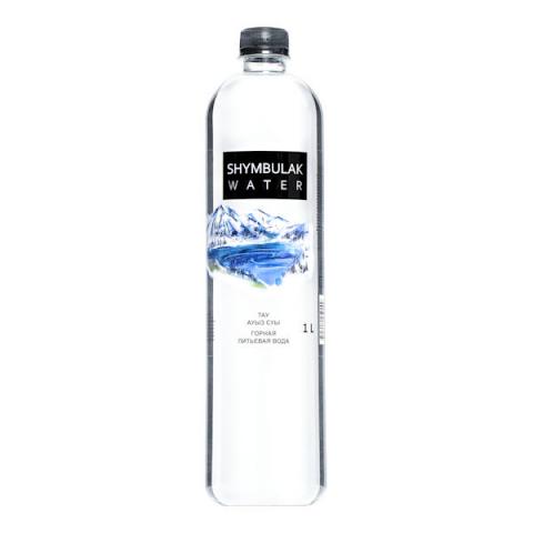 Вода питьевая горная Shymbulak Water без газа, 1л, пласт. бутылка