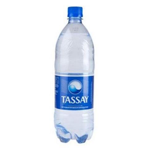Вода минеральная TASSAY с газом, 1л, пластик
