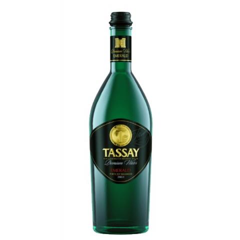 Вода минеральная TASSAY Emerald с газом, 0,75л, стекло