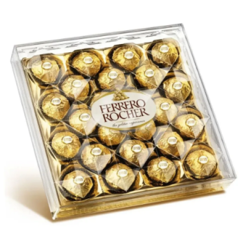 Набор конфет Ferrero Rocher Т24, пластик. коробка, 24 шт, 300г