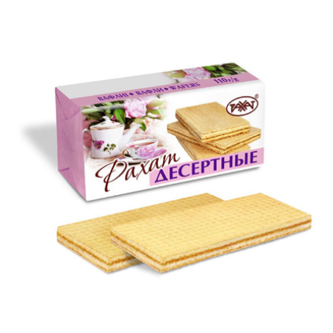 Вафли Рахат "Десертные" в пачке, 110 г